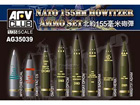 [1/35] NATO155mm HOWITZER AMMO SET (BRASS)