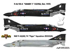 [1/72] F-4J VX-4 Vandy1 (including 6 decal sheets)