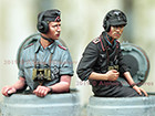 German Panzer Commander Summer Set / 2 Figures & 4 Heads