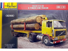 [1/32] Volvo F12-20 Short Cabin Timber Semi Trailer