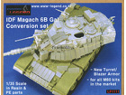 [1/35] Magach 6B Gal conversion set - New turret/Blazer armor