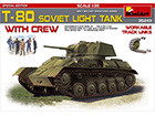 [1/35] T-80 SOVIET LIGHT TANK w/CREW. SPECIAL EDITION