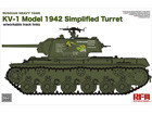 [1/35] RUSSIAN HEAVY TANK KV-1 Model 1942 Simplified Turret w/ workable track links