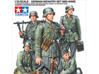 [1/35] GERMAN INFANTRY SET (MID-WWII)