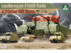 [1/144] Landkreuzer P1000 Ratte Proto Type & Panzer VIII Maus
