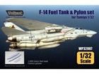 [1/32] F-14 Late type fuel tank set (for Tamiya 1/32)