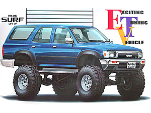 Exciting Tuning Vehicle HILUX SURF LIFT UP
