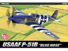 [1/48] USAAF P-51B [Blue Nose] (w/ ũ)