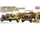 [1/72] LIGHT VEHICLES OF ALLIED & AXIS DURING WWII - GROUND VEHICLE SERIES-1
