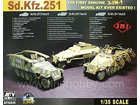 [1/35]  Sd.Kfz.251/21Ausf.C + Sd.Kfz.251/7Ausf.D + Sd.Kfz.251/1Ausf.D