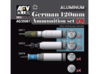 [1/35] GERMAN 120mm Ammunition set [A] (Aluminum)