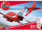 [1/48] RAF Red Arrows Folland Gnat and BAe Hawk - Red Arrows 50th Display Season Gift Set