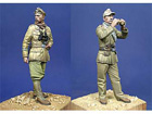 DAK Panzer Crew set - 2 Figures & 4 Heads