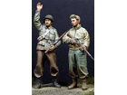 WW2 US Infantry Set / 2 Figures & 4 Heads