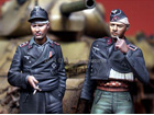 German Panzer Crew Set / 2 Figures & 4 Heads