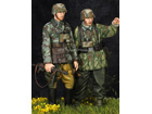 German Grenadier Officer Set / 2 Figures & 4 Heads