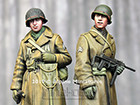 WW2 US Infantry Winter Set / 2 Figures & 4 Heads