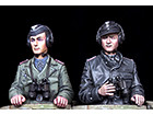 German Panzer Ace Set / 2 Figures & 4 Heads