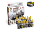 [7174] PANTHER-G Colors Set for Interior and Exterior Set - Acrylic Colors Set (12 17ml)