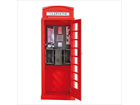 [1/10] Red Telephone Box Wooden Model Kit