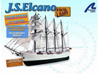 J.S. ELCANO [SPECIAL EDITION] - WOODEN AND PLASTIC MODEL BOAT