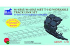 [1/35] M-48A5 / M60A3 MBT T-142 Workable track link set