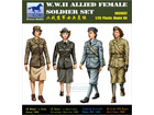 [1/35] W.W.II Allied Female Soldier Set