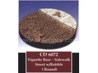 Street & Sidewalk Vignette Base Round w/Rubble