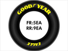 [1/20] GOODYEAR F1 DECAL 2 (NORMAL - YELLOW)