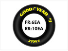 [1/24] GOODYEAR DECAL 2 (NORMAL - YELLOW)