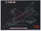 F-16C/D Comfornal Fuel Tanks for HASEGAWA kit
