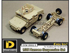 Suspension Re-Modify Set for M1151 Humvee for Academy kit