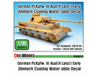 Pz.IV Ausf.H late/ J early Zimmerit Decal set