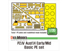 PZ.IV Ausf.H Early/Mid basic PE set (for Academy 1/35)