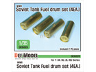WWII Soviet Tank series Fuel drum set  (for1/35 T-34, SU, JS, JSU series)