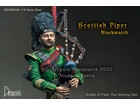 [1/9 Bust] Scottish Piper, Black watch