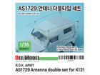 ROK K131 AS1729 Antenna double set (for Defmodel K131 kit)