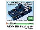 Pz.Kpfw. 35t Detail up set- with stowage (for Academy 1/35)