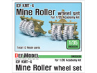 IDF KMT-4 Mine Roller Wheel set (for Academy 1/35)