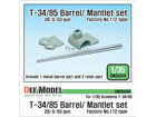 T-34/85 Main Gun with Mantlet set ( for 1/35 Academy No.112 type)