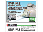 US M48A1/A2 Early canvas cover set (for Dragon M48A1/A2/Magach1)
