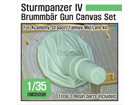 Sturmpanzer IV Brummbar Mid/Late Canvas cover set (for 1/35 Academy, Dragon, Tamiya kit)