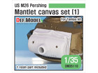 US M26 Pershing Mantlet Canvas cover set(1) (for Tamiya kit)