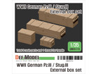 WWII German Pz.III / Stug.III Extra stowage box set