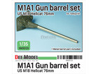 US M18 TD M1A1 Gun barrel set for Tamiya kit