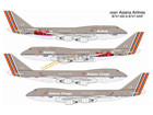 [1/400] Asiana Airlines B747-400 ~ HL7423 + B747-400F Cargo ~ HL7436 [Twin Pack]