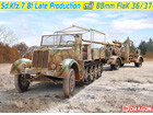 [1/35] Sd.Kfz.7 8(t) Late Production mit 88mm FlaK 36/37