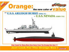 [1/700] U.S.S. Arleigh Burke (DDG-51) + U.S.S. Nevada (SSBN-733)