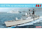 [1/700] H.M.S. Type 42 Destroyer Batch 1 ~ 3 [3 in 1]