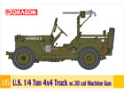 [1/6] U.S. 1/4 Ton 4x4 Truck w/.30 cal Machine Gun
